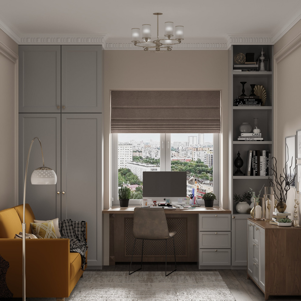 2-комнатная квартира для молодой пары на Ленинском проспекте. 70м2