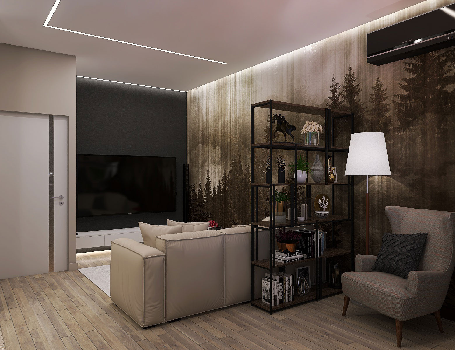 Двухкомнатная квартира