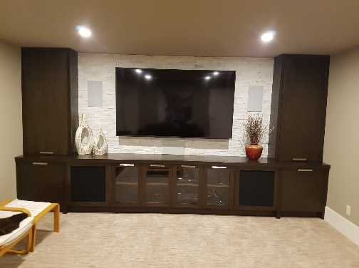 Springbank basement renovation