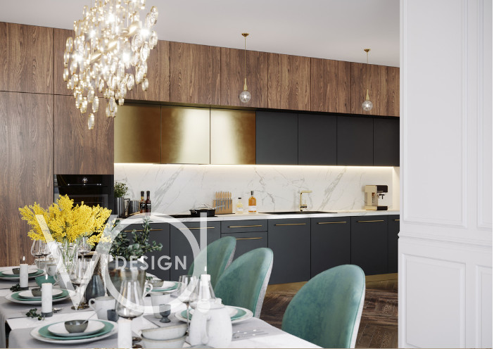 Проект: кухня, гостиная , детская для девочки 9 лет, спальня для юноши 17 лет