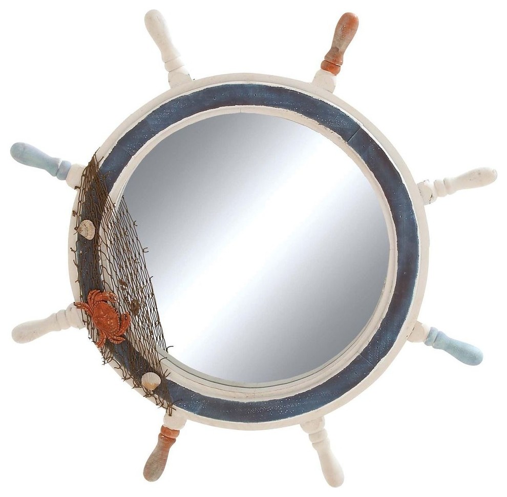 Ship Wheel Mirror with Highly inspiring Decorative Design