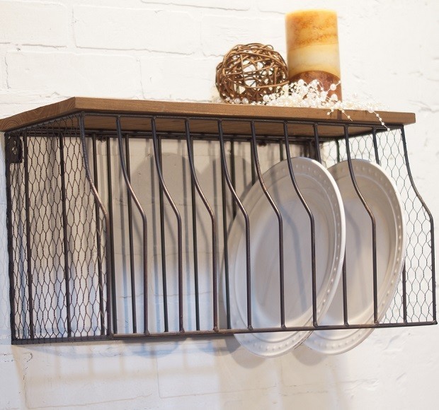 Featured image of post Wooden Dish Rack Wall Mounted - Check out our dish rack wall selection for the very best in unique or custom, handmade pieces from our kitchen storage shops.