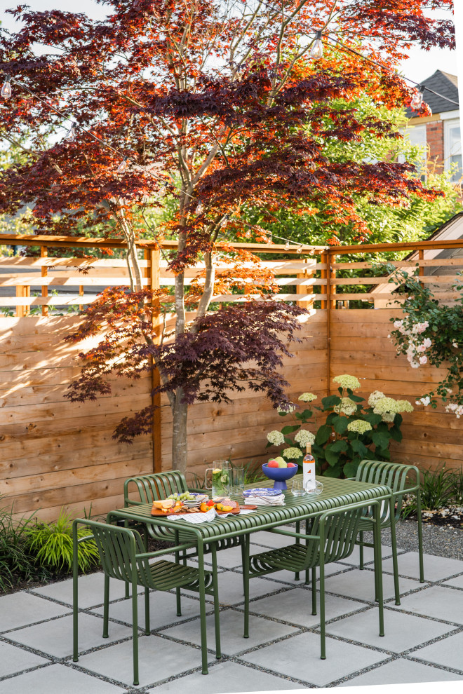 This is an example of a transitional patio in Seattle.