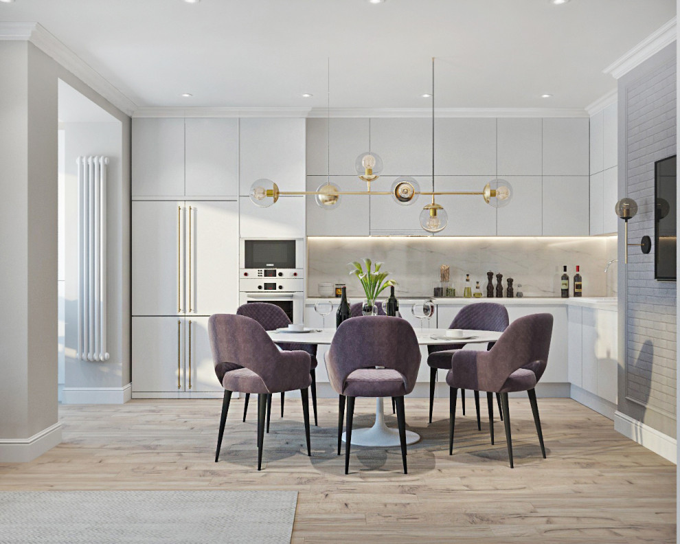 Дизайн проект 4-х комнатной квартиры в ЖК Планета