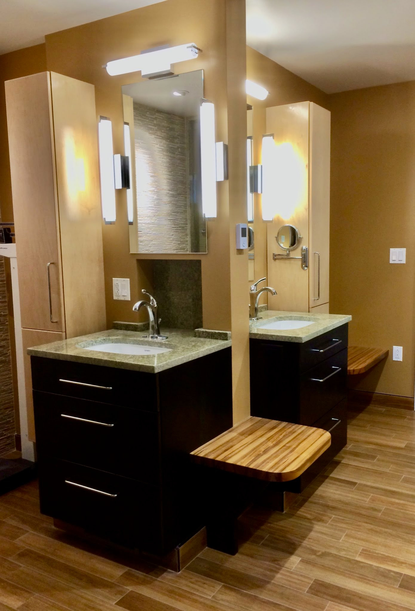 Five-Style Wood Bathroom