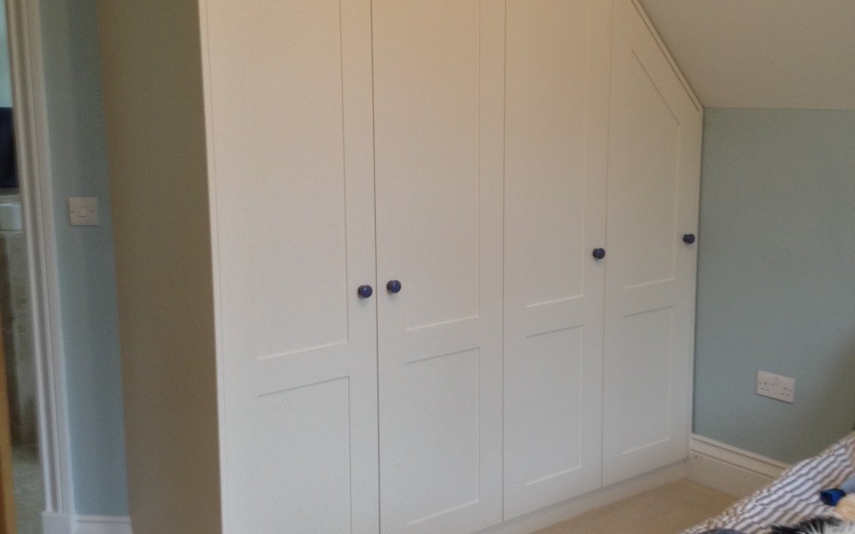 Traditional storage and wardrobe in Berkshire.