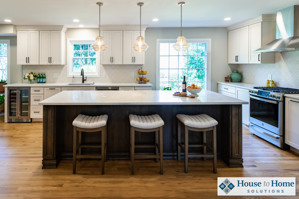 Transitional kitchen photo in DC Metro
