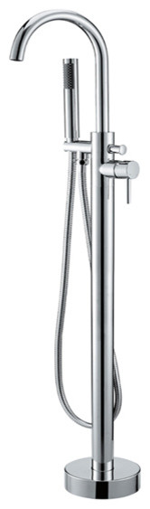 Tub Filler Faucet Freestanding with Handshower Single Handle
