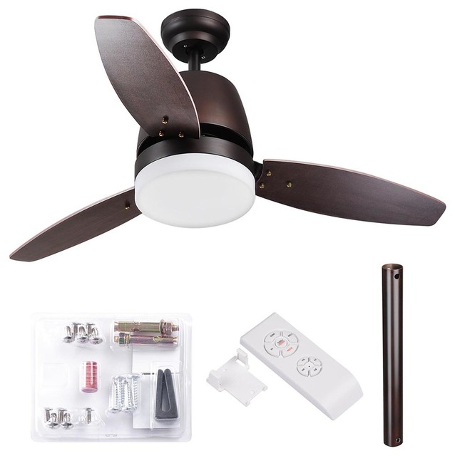 42 Bronze Ceiling Fan With 3 Changing Color Led Light And Remote 42 Bronze Ceiling Fan With 3 Changing Color Led Light And Remote Control