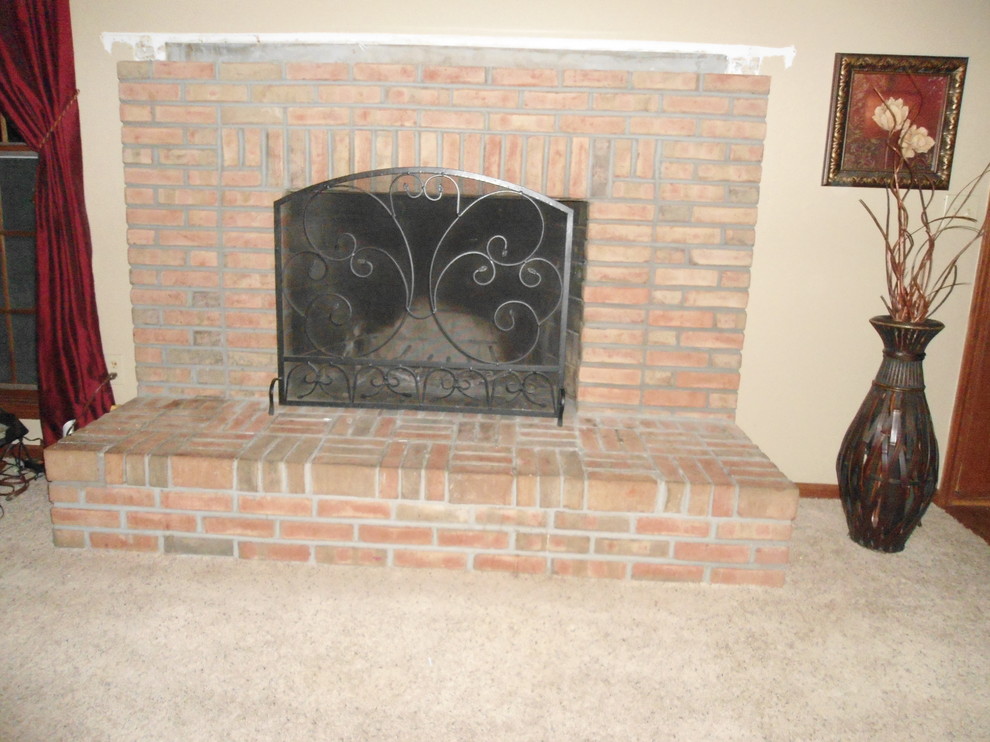 fireplace redesign, can I remove the hearth?