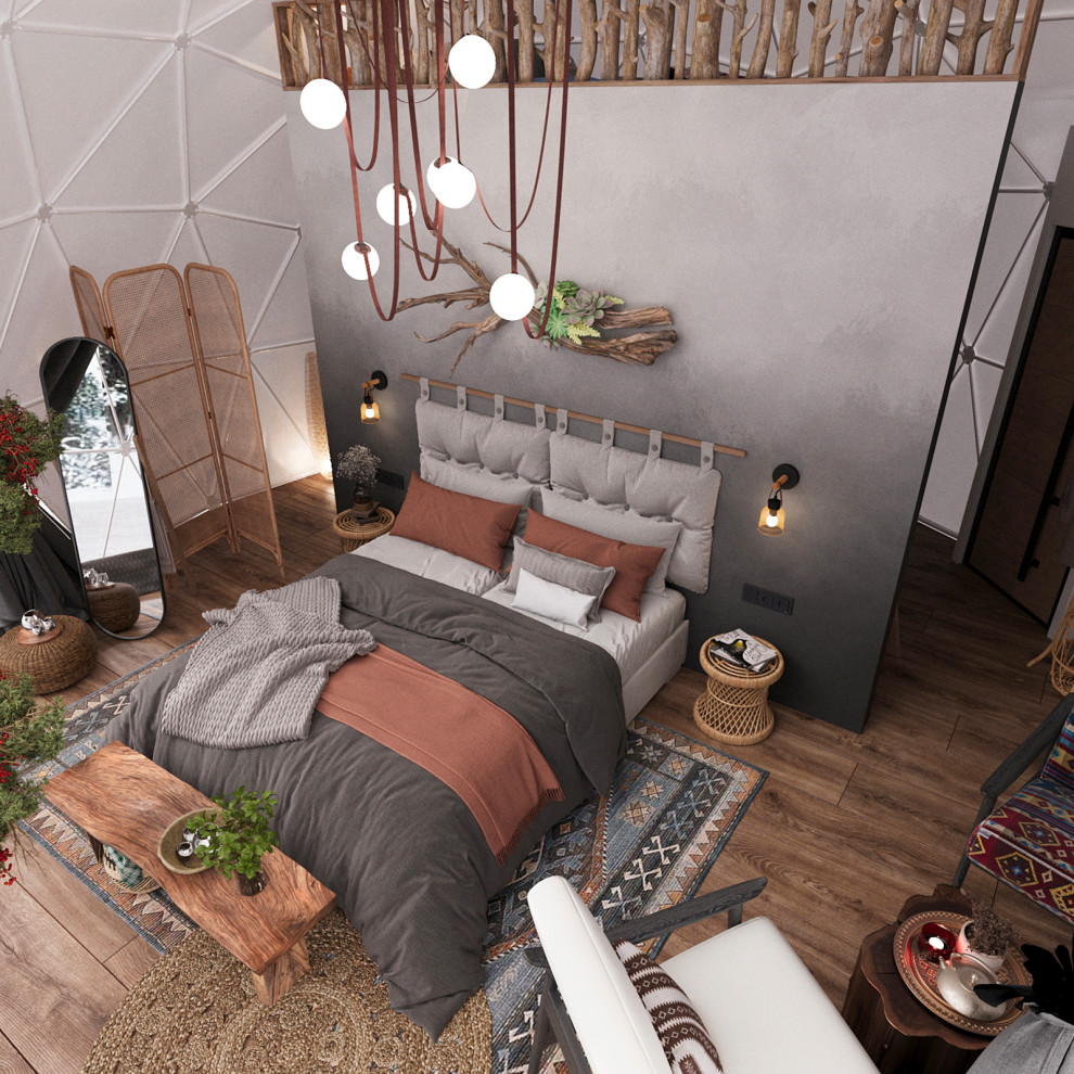 Дизайн-проект глэмпинга на Алтае.