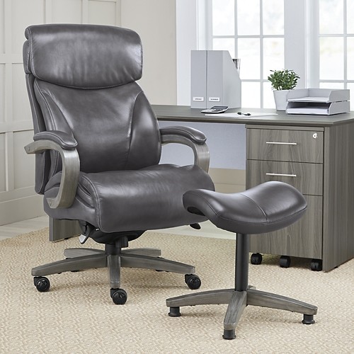 LaZ Boy Revere Big and Tall Executive Office Chair in Top Grain