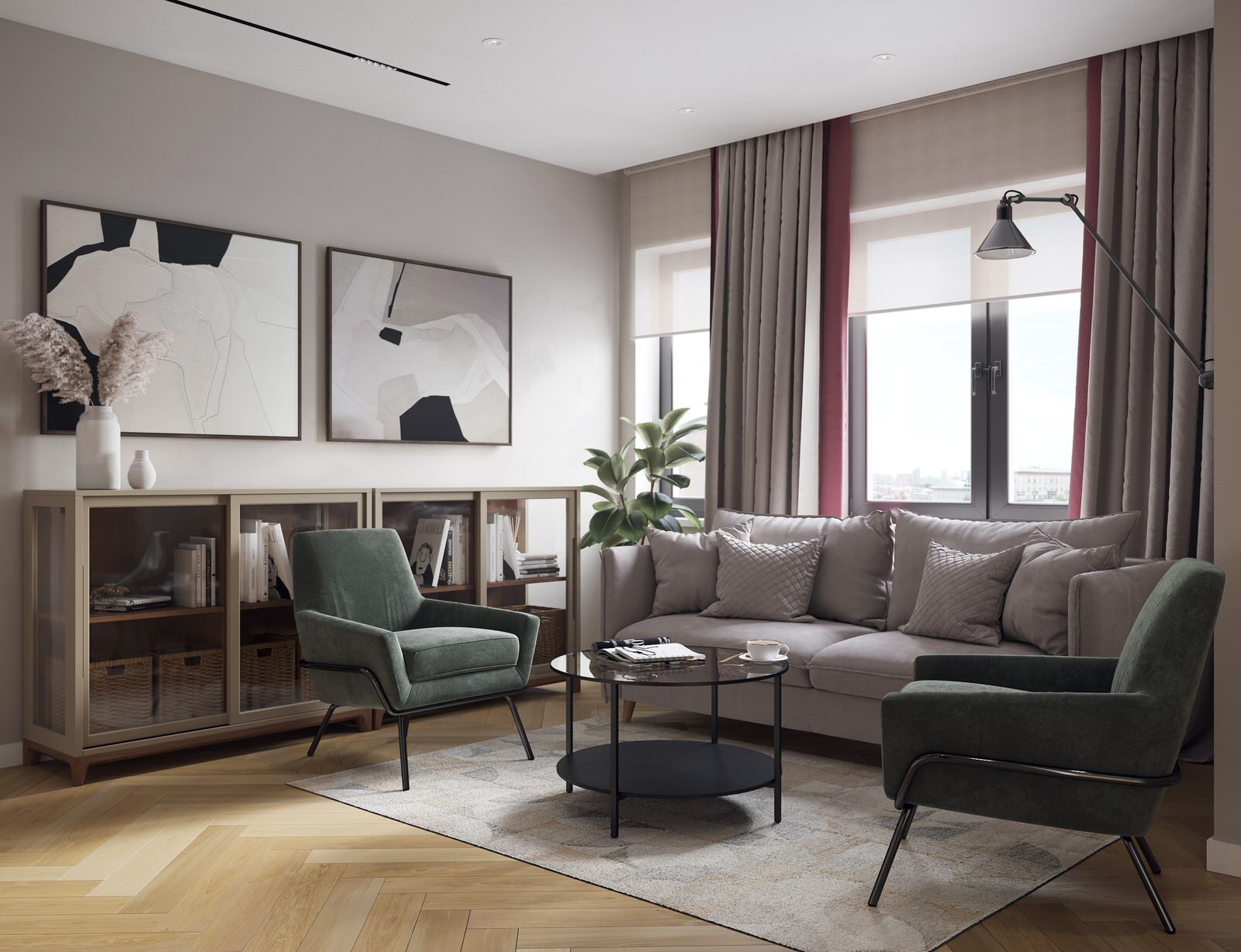 3х-комнатная квартира, 91 кв.м.