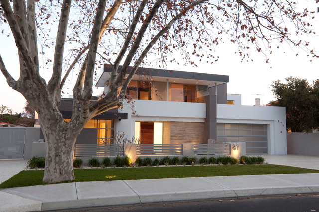 Tweeddale trendy-hus-og-facade