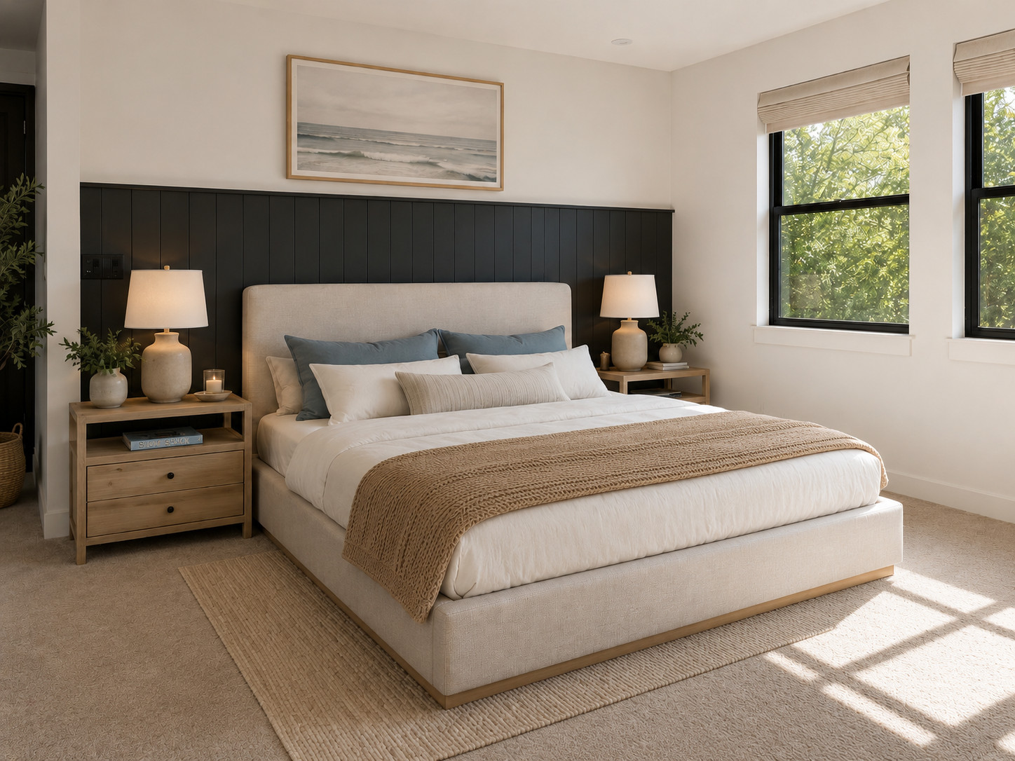 Warm California Casual Bedroom Retreat