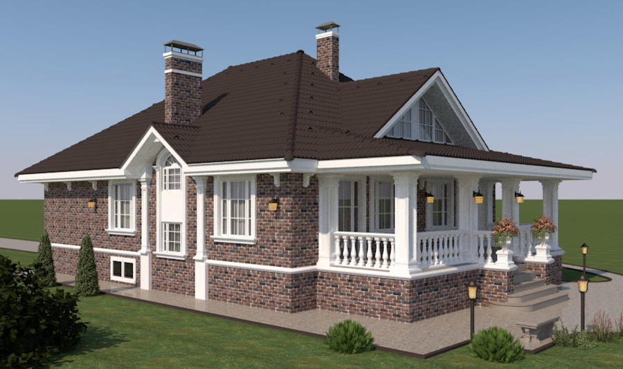 Гармония одноэтажного дома