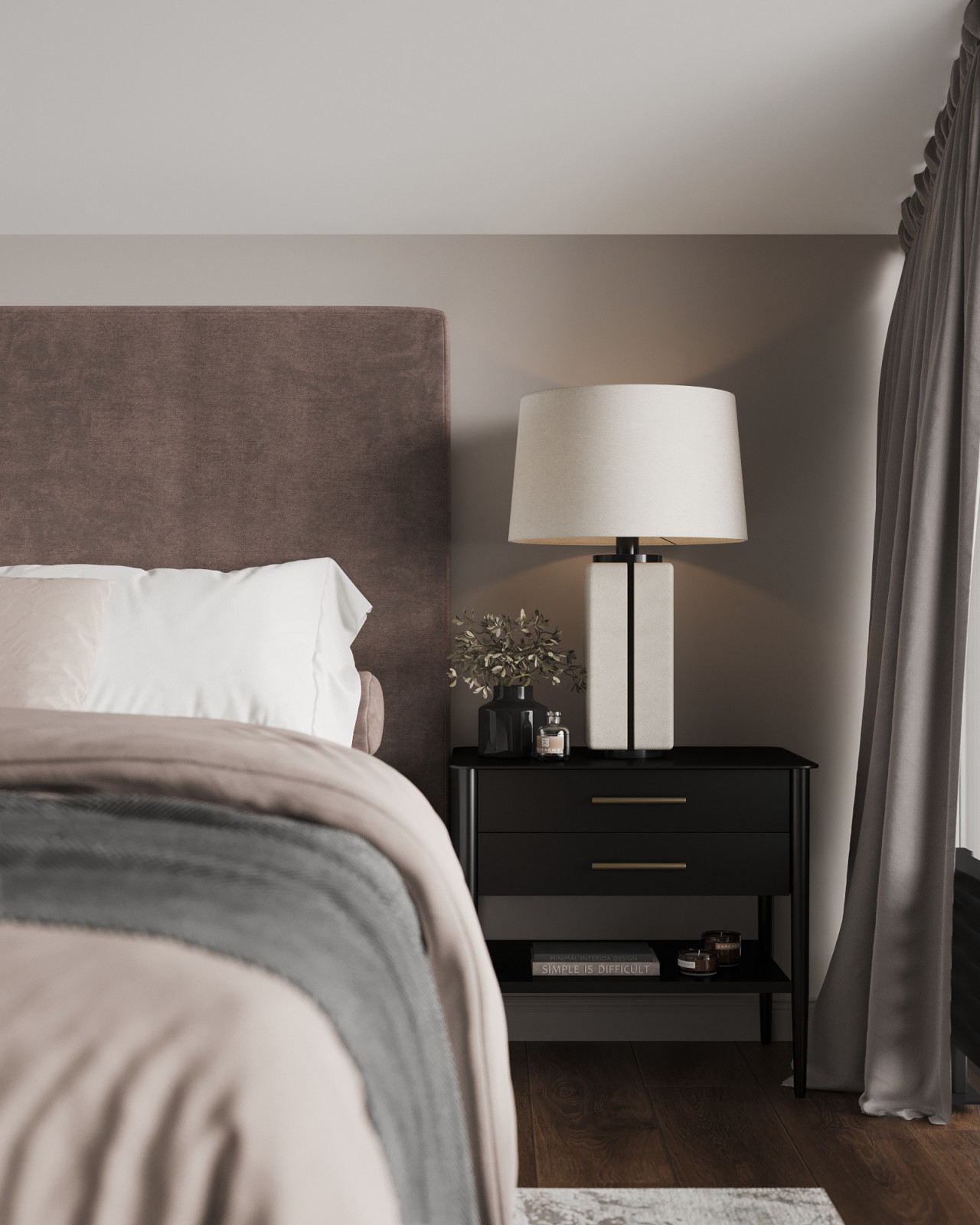 Дом 268м2. Гостевая-спальня.