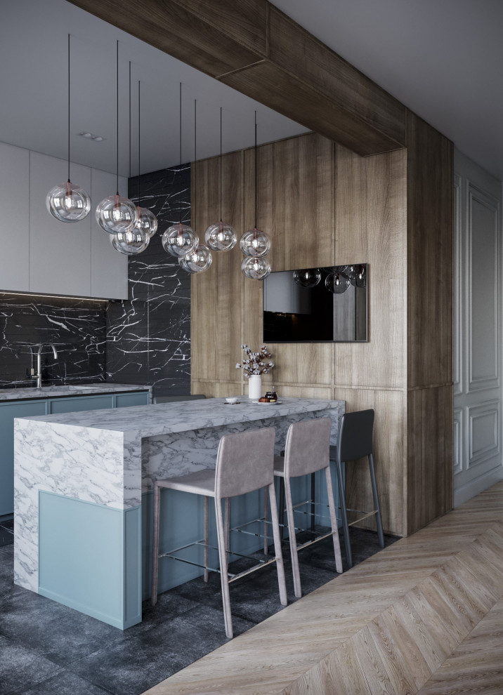 Интересная Кухня-Гостиная