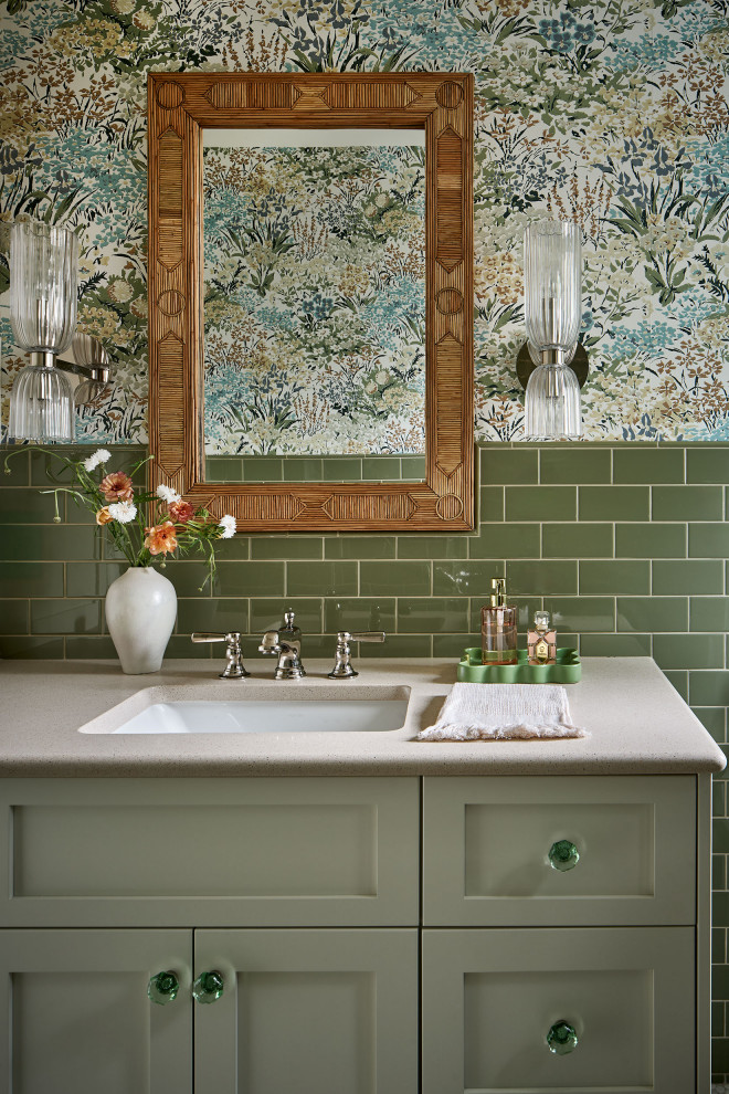 East Coasters - Traditional - Powder Room - Denver - by Duet Design ...