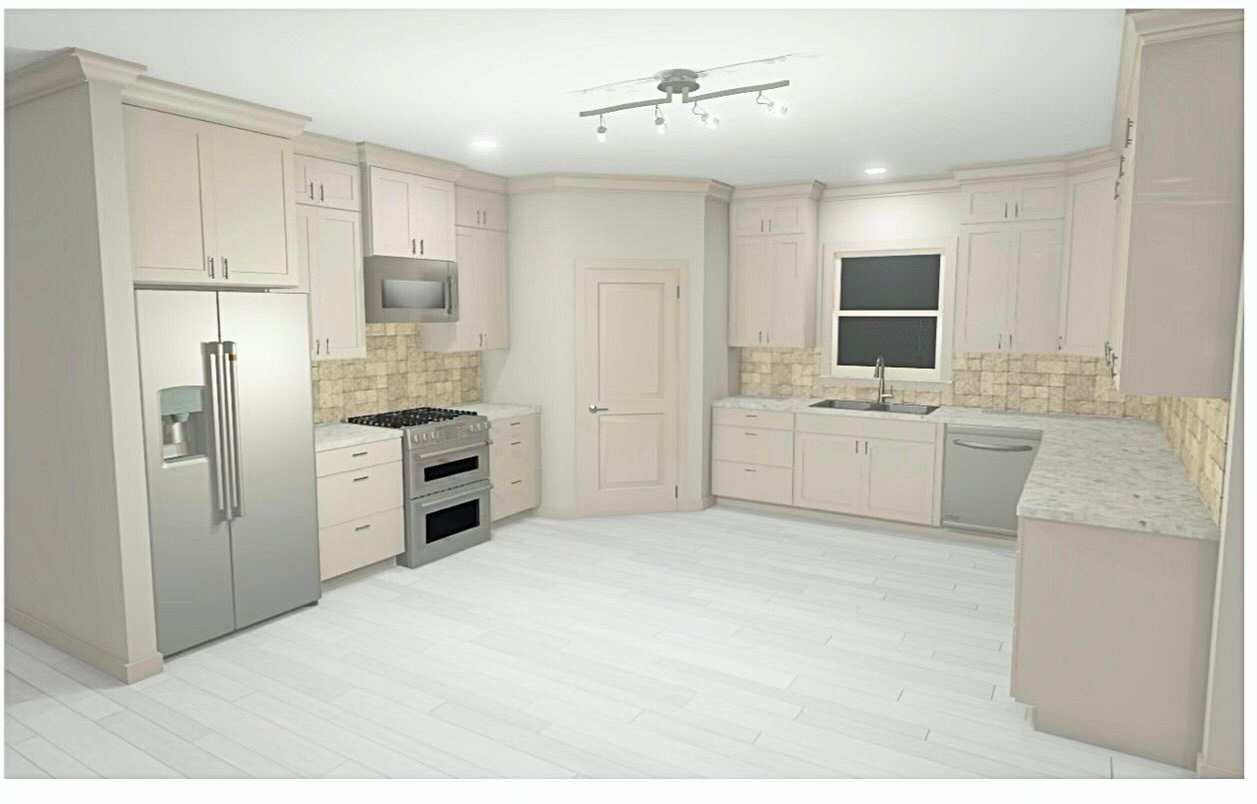 Kitchen 3D Rendering