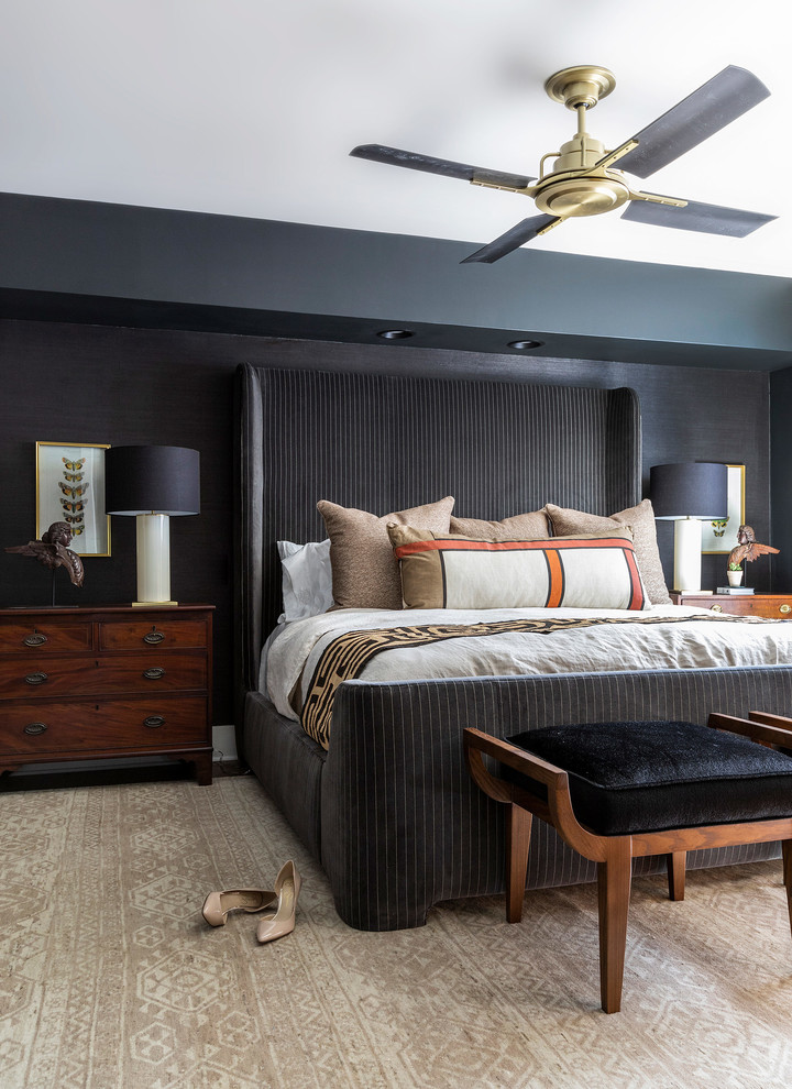 This is an example of an eclectic bedroom in Jacksonville.