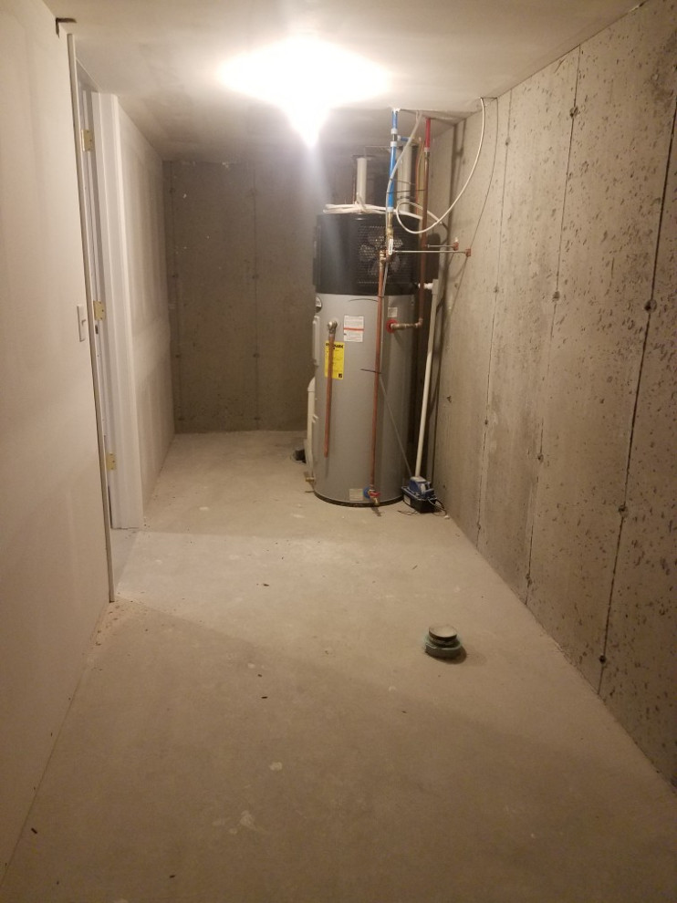 Before. Basement Bathroom