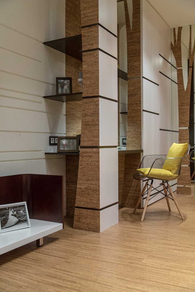 Гостиная в осенних тонах.