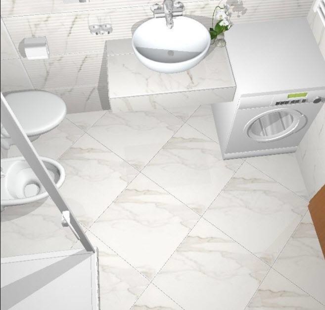 Визуализація ванни плитки Love Ceramic