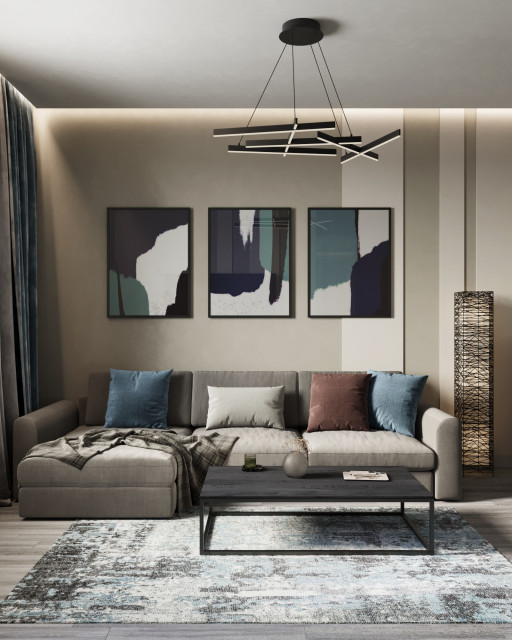 Таун-хаус, Юсупово contemporary-living-room