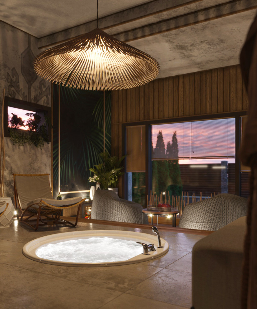 Дизайн проект Спа зона Дом 480 кв.м.