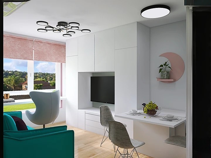 однокомнатная квартира для семьи с малышом