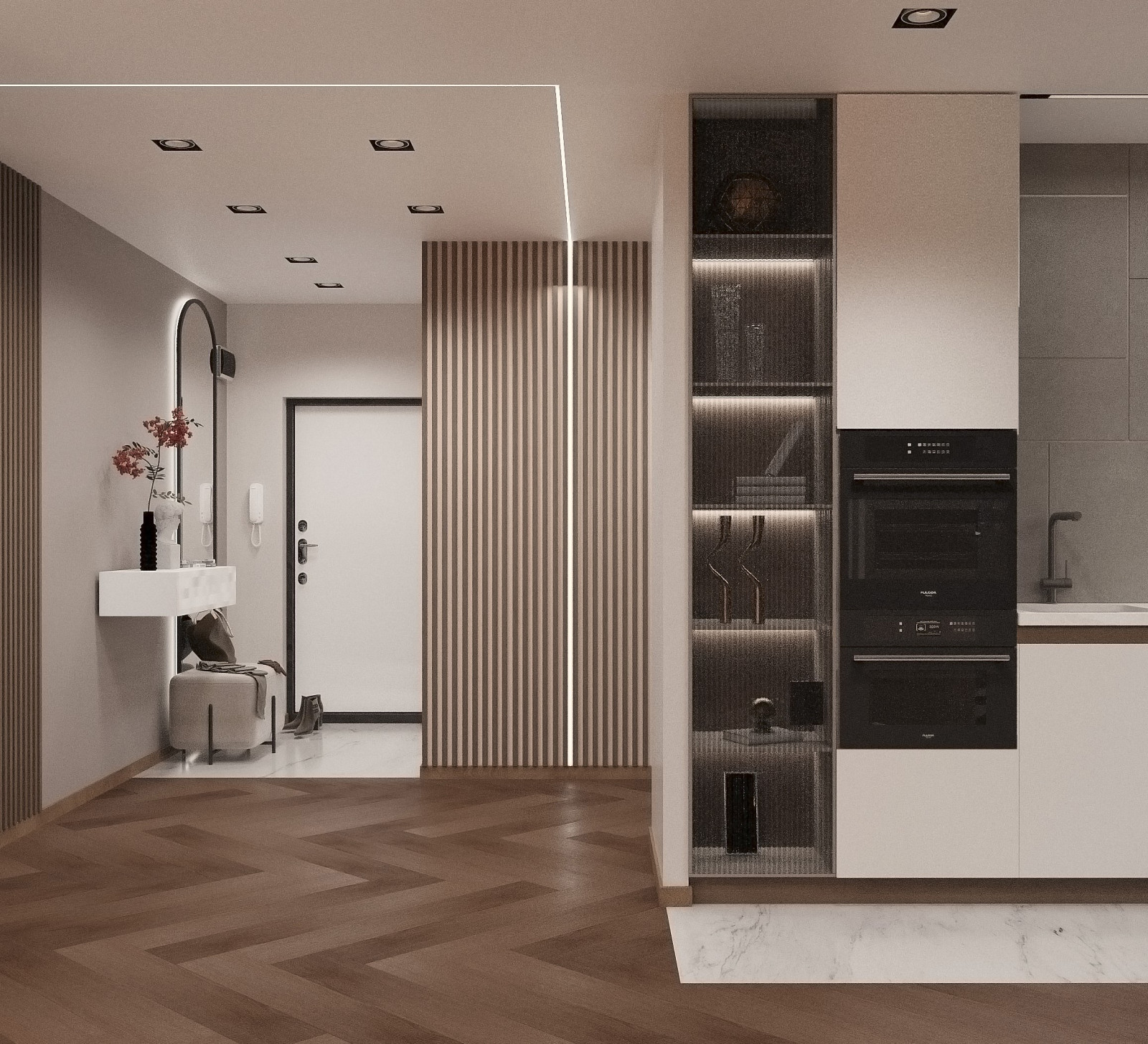 Интерьер в ЖК Южный берег ,ул. Парусная