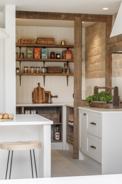 Modern Rustic Barn Conversion rustikt-koekken