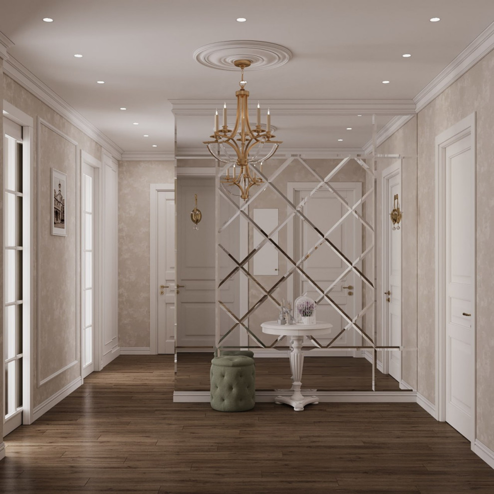 Дизайн-проект квартиры в "Сталинке" в классическом стиле