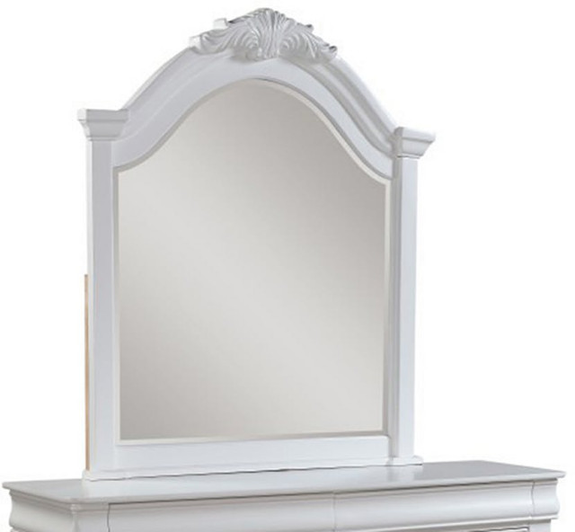 Acme Mirror in White Finish 30244