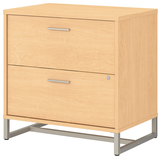 Winsome 4 Drawer Wood Vertical Filing Cabinet in Honey Pine