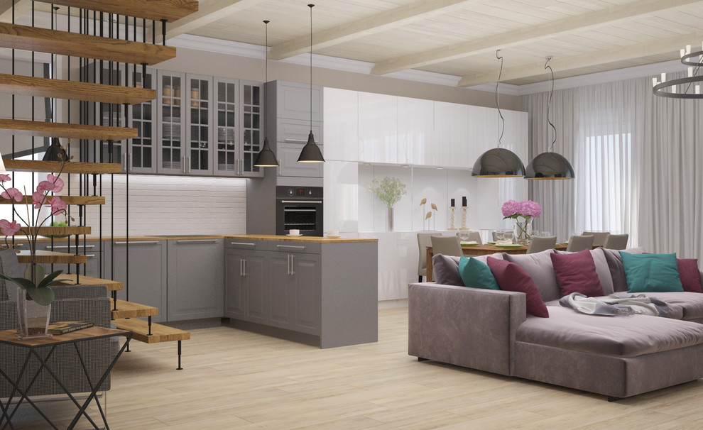 Визуализации частного дома в поселке Березки