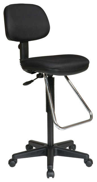 Economical Chair With Chrome Teardrop Footrest