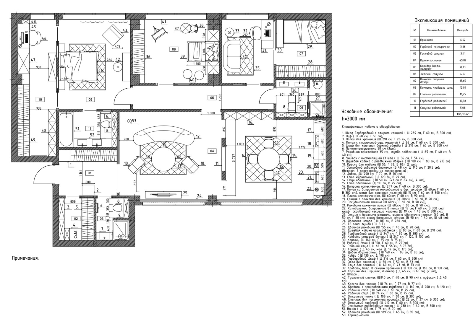 Проект квартиры "Дыхание города"