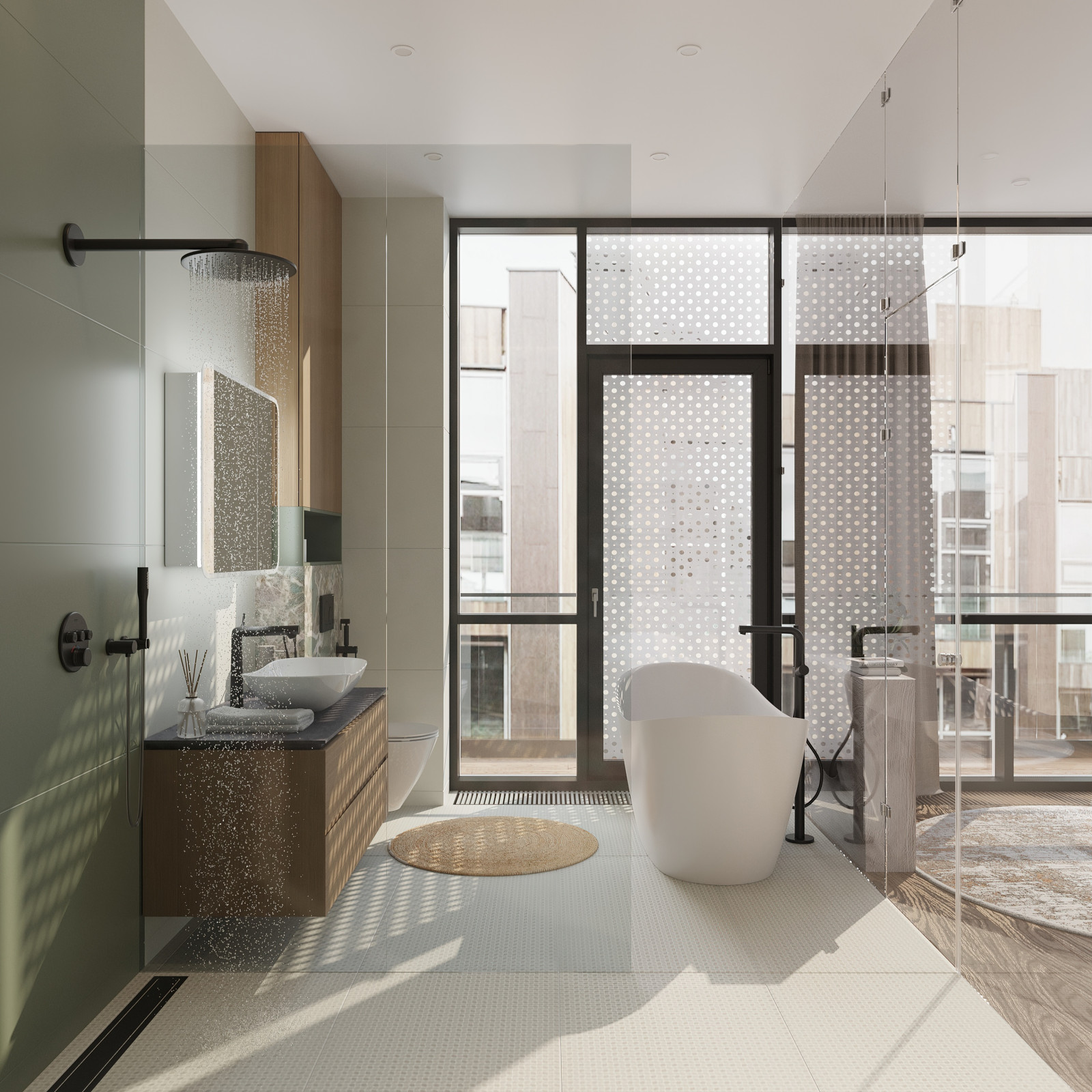 Ванная комната хозяйки