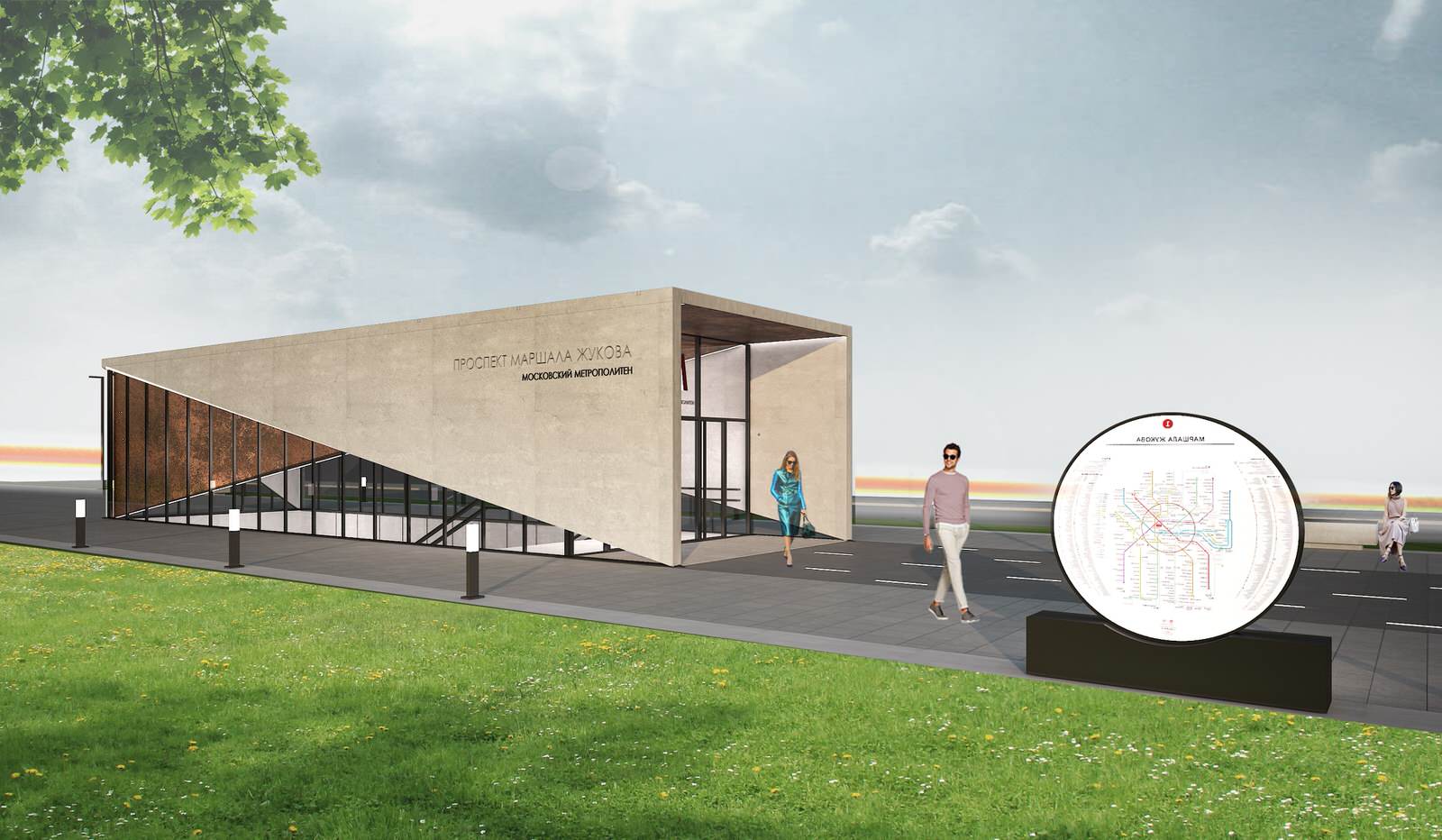Конкурс метро: станция "Проспект Маршала Жукова"