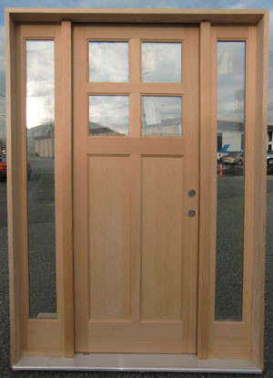 Solid VG Fir 4 Lite Craftsman Entry - SDS - Traditional - Front Doors ...