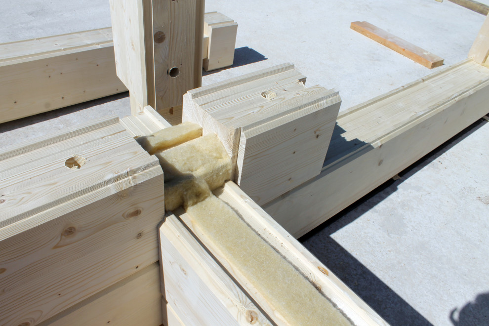 Строительство усадьбы из клееного бруса в Рощино