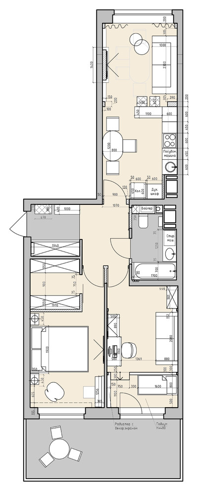 Квартира в Петербурге для молодой пары