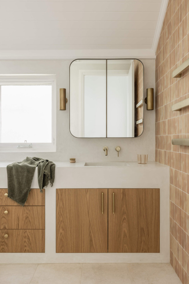 This is an example of a mediterranean bathroom in Sydney.