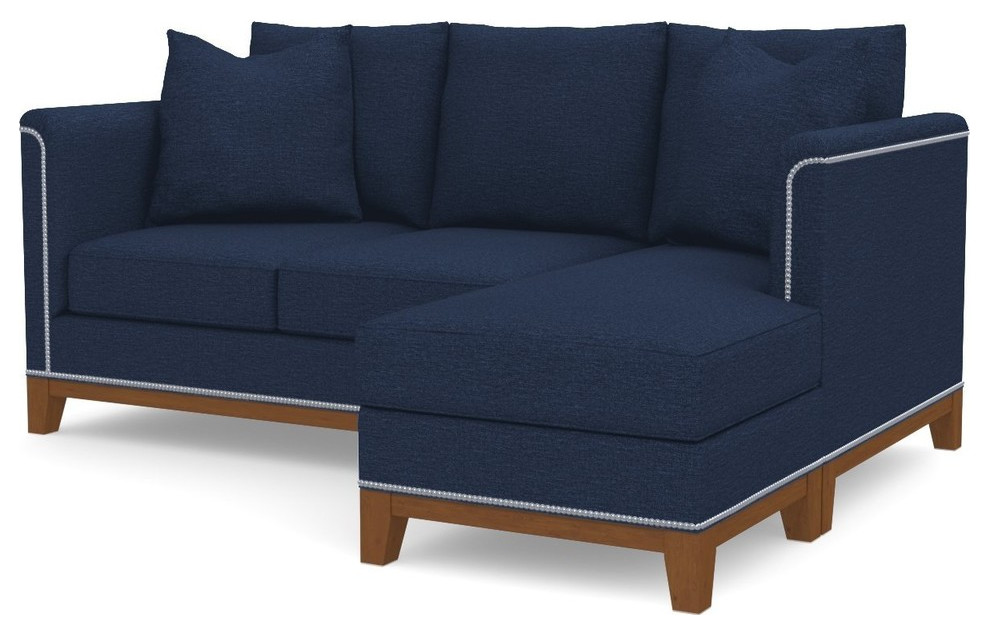 Apt2B La Brea Reversible Chaise Sofa, Blue Jean