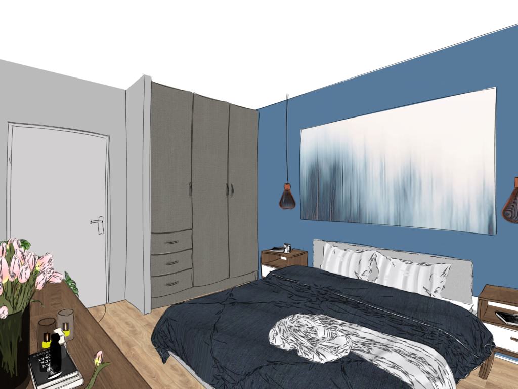 Спальня в частном доме (скетчи)