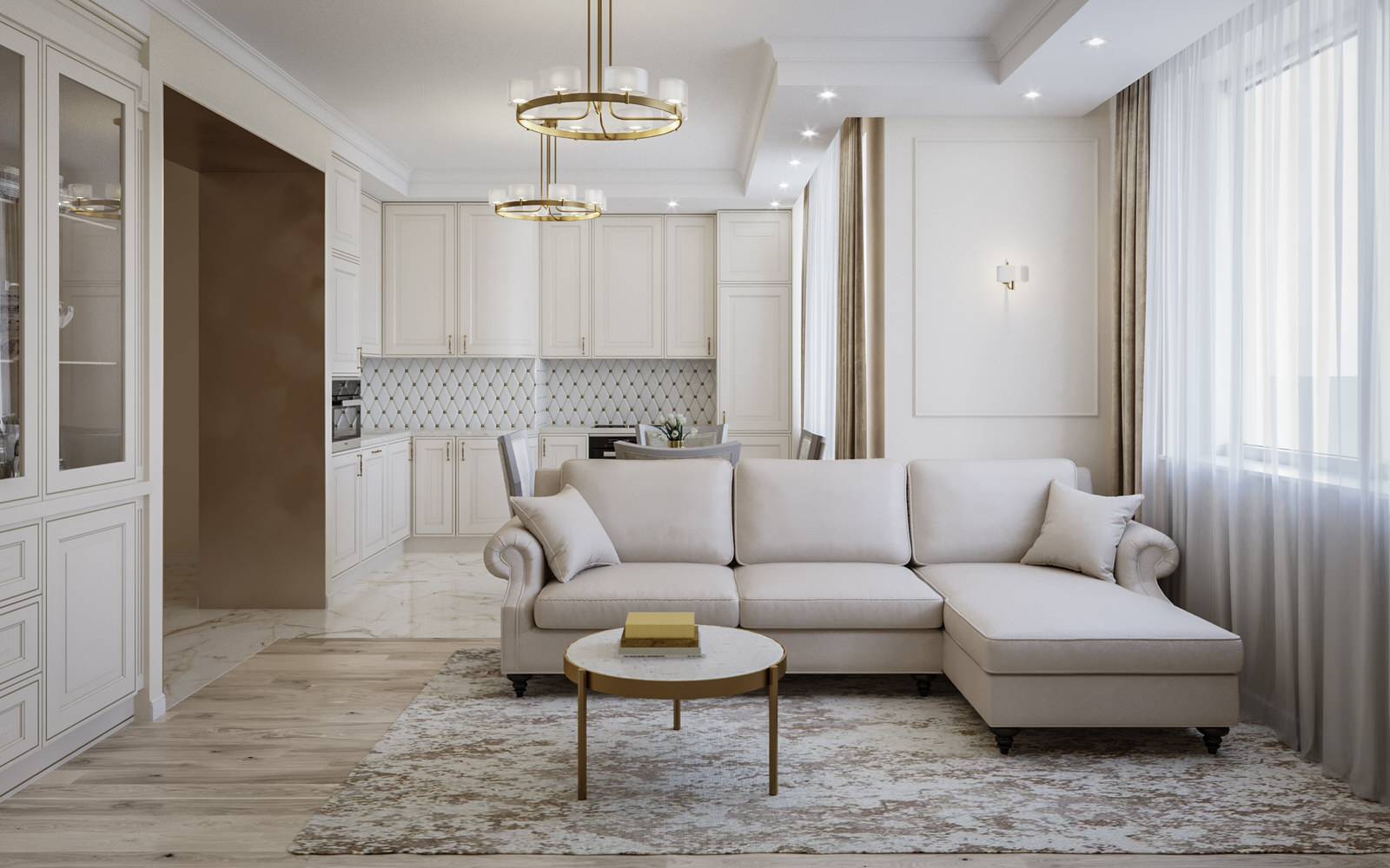 Кухня-гостиная