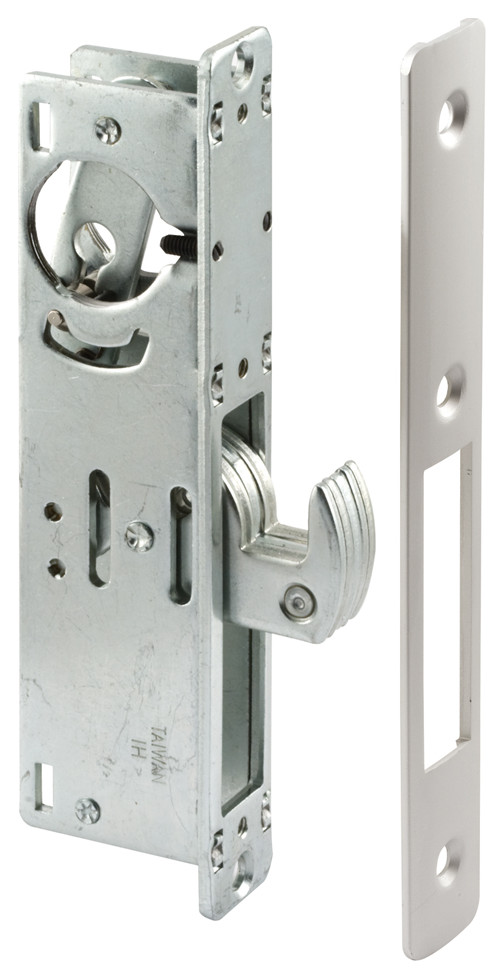 Commercial Door Deadbolt Lock, Aluminum, Laminated Swing Hook Lock