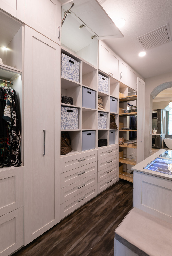Master Closet in Davie Florida Transitional Closet Miami by